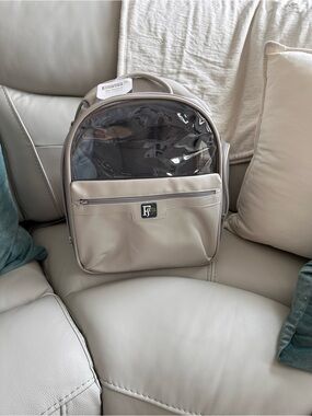 NWT Friends Forever Pet Backpack Carrier | Cat & Small Dog | Sherpa Liner